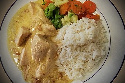 Zwiebel-Sahne Hähnchen 9