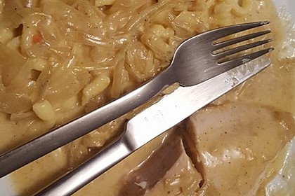 Zwiebel-Sahne Hähnchen 12