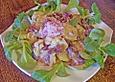 Bohnensalat mit Radieschen, Kartoffeln und Lauch