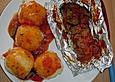 Schnitzel in Folie