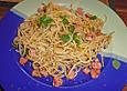 Gebratene Spaghetti