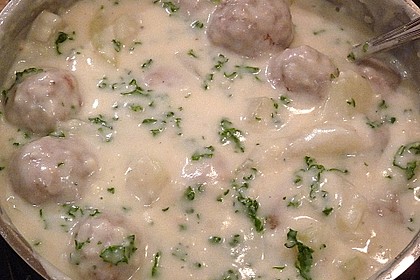Kohlrabi in So&szlig;e mit Hackb&auml;llchen 5