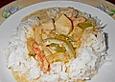 H&auml;hnchenbrust in Paprika - Rahmsauce