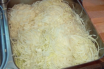 Hausgemachtes Sauerkraut
