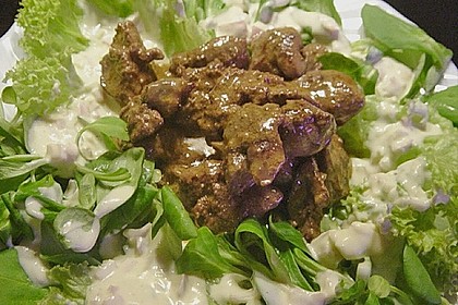 Feldsalat mit Gefl&uuml;gelleber 2