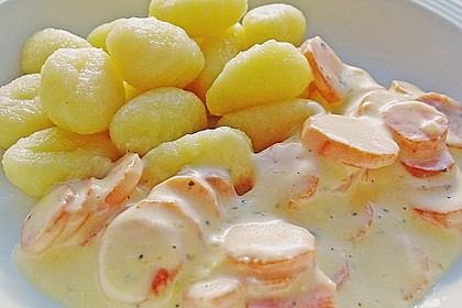 Gnocchi mit Rahm - M&ouml;hren 1