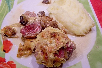 &Uuml;berbackene Medaillons vom Schweinefilet im Speckmantel 5