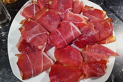 &Uuml;berbackene Medaillons vom Schweinefilet im Speckmantel 13
