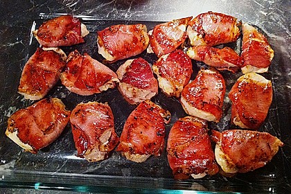 &Uuml;berbackene Medaillons vom Schweinefilet im Speckmantel 14