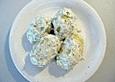 Pellkartoffeln in Knoblauchso&szlig;e
