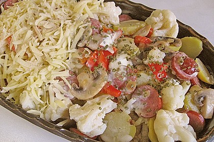 Paprika - Blumenkohlauflauf 5