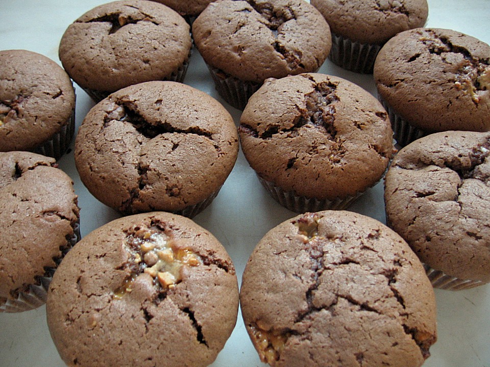 Rezept backofen: Snickers muffins