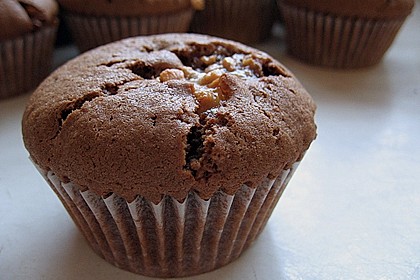 Schokoladen - Snickers - Muffins 6
