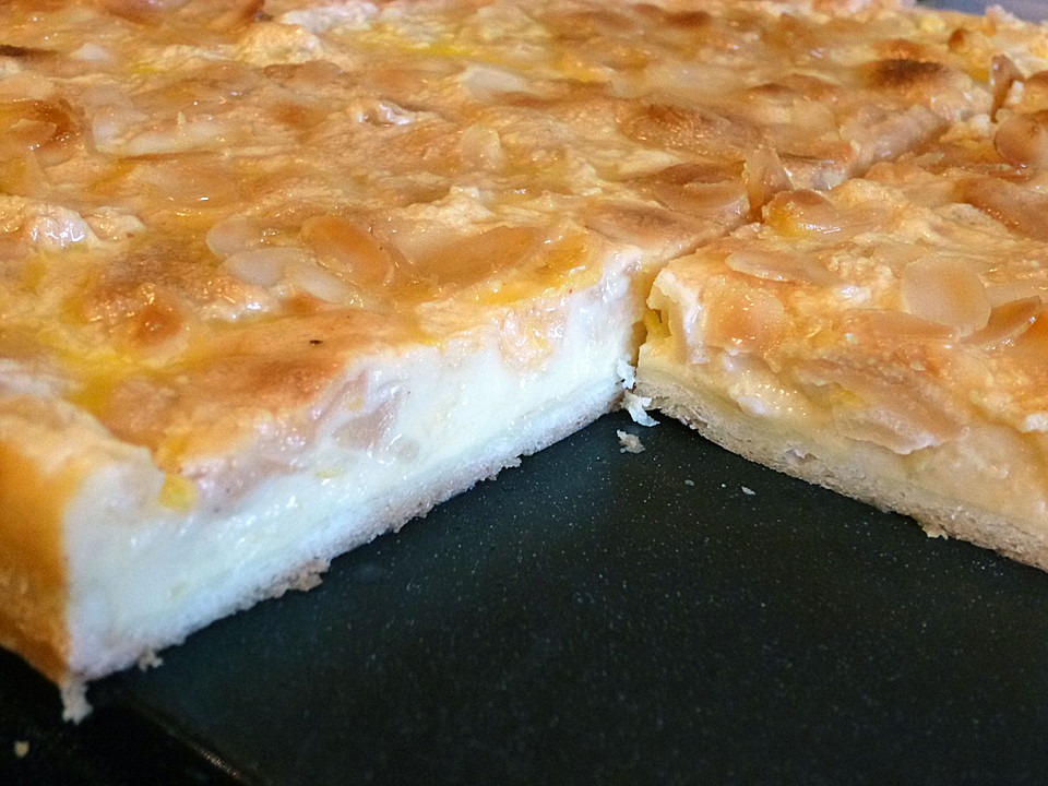 Apfelkuchen mit Sahne - Puddingguss (Rezept mit Bild) | Chefkoch.de