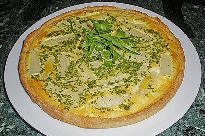 Spargelkuchen mit Estragon 1