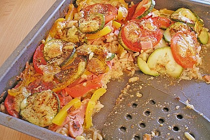 Pikanter Reiskuchen