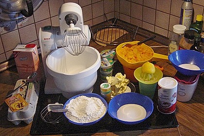 Mandarinen - Schmandkuchen vom Blech 4