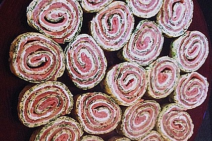 Lachsrolle mit Spinat und Frischkäse 86
