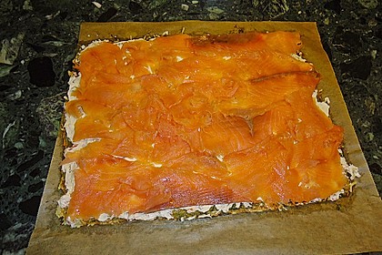 Lachsrolle mit Spinat und Frischkäse 94