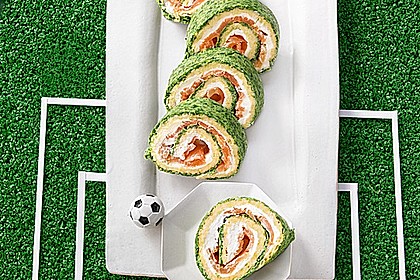 Lachsrolle mit Spinat und Frischkäse 46