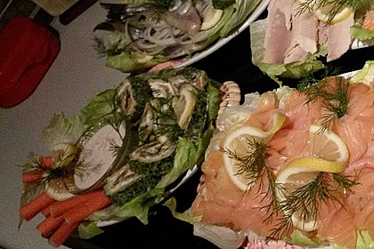 Lachsrolle mit Spinat und Frischkäse 133