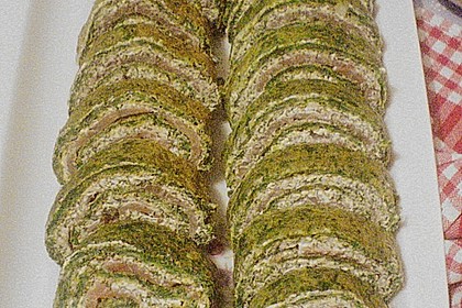 Lachsrolle mit Spinat und Frischkäse 151
