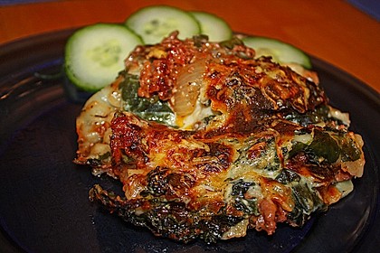 Lasagne mit Hackfleisch und Spinat 6