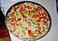 Rosenkohl - Nudel - Omelette