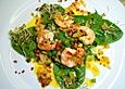 Lauwarmer Spinatsalat