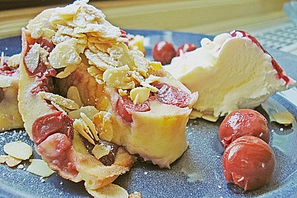 Kirsch - Pfannkuchen vom Blech 3