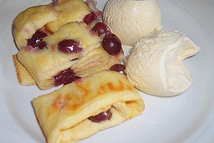 Kirsch - Pfannkuchen vom Blech 12