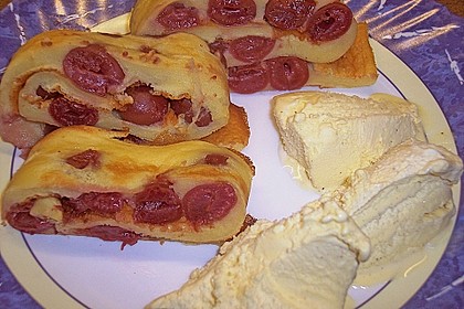Kirsch - Pfannkuchen vom Blech 15
