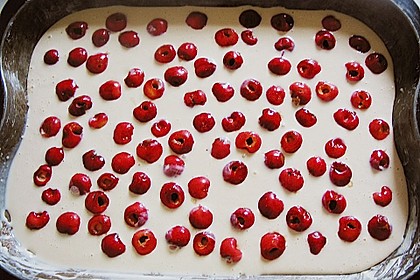 Kirsch - Pfannkuchen vom Blech 1
