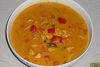 W&uuml;rziger Eintopf mit K&uuml;rbis und Huhn 1