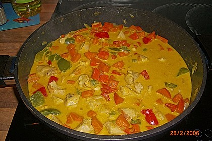 W&uuml;rziger Eintopf mit K&uuml;rbis und Huhn 4