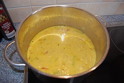 W&uuml;rziger Eintopf mit K&uuml;rbis und Huhn 7
