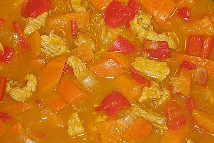 W&uuml;rziger Eintopf mit K&uuml;rbis und Huhn 2