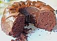 Dunkler Schokoladenkuchen
