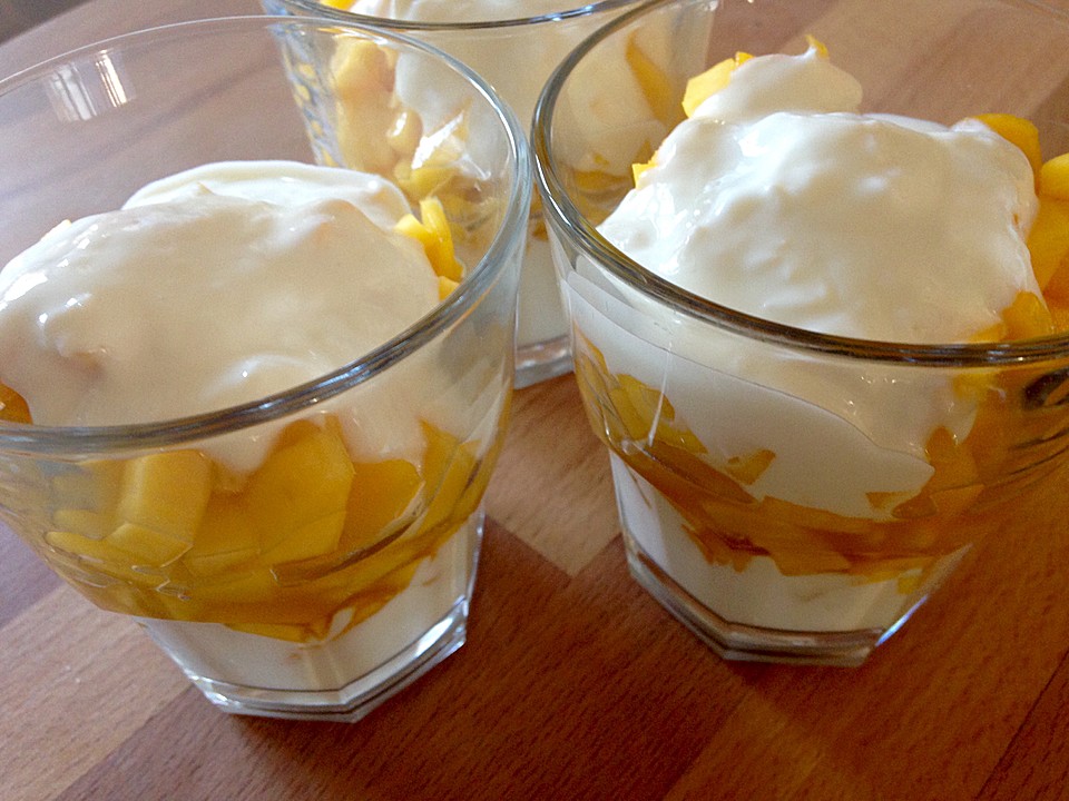 Frisches Dessert mit Mango (Rezept mit Bild) von Whoopy000 | Chefkoch.de