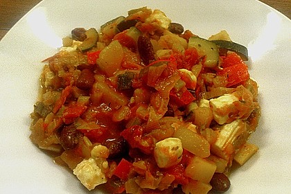 Gem&uuml;sepfanne mit Feta 13