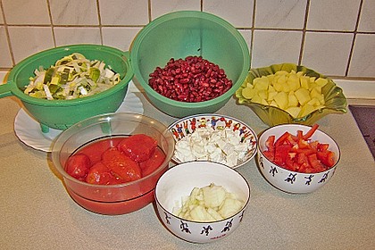 Gem&uuml;sepfanne mit Feta