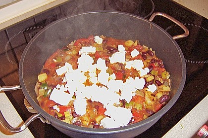 Gem&uuml;sepfanne mit Feta 9