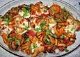 Nudelauflauf mit Rucola
