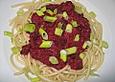 Spaghetti mit Rote Bete - Sauce