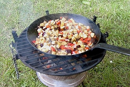 Schnelle Gem&uuml;se - Grillpfanne