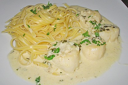 Jakobsmuscheln mit Knoblauch 1