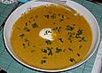 Zuckerschoten - Paprika - Cremesuppe