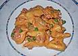 Tortellini in Schinken - Sahnesauce mit Erbsen