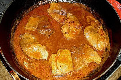 Schweineschnitzelchen in Marsalasauce