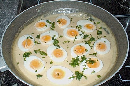Eier in Senfsosse 1